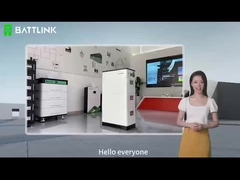 IP55 Sistema de armazenamento de energia doméstico livremente empilhável com interface de comunicação Canbus/RS485