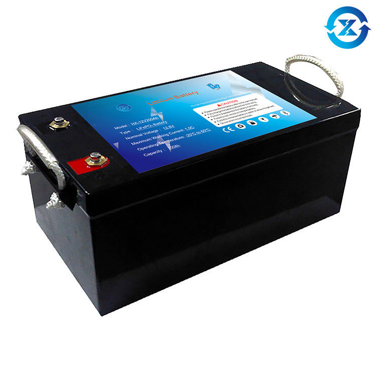 Deep Cycle 12V Lithium Ion 200ah Battery With Bluetooth BMS